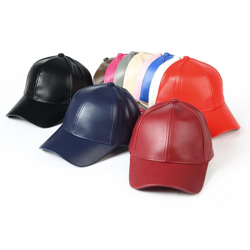 Baseball Cap Structured - 1PC Unisex Solid Men Women Baseball