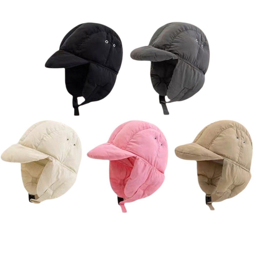 Solid Color Padded Bomber Hats - Trapper Hat Ear Flap review and price