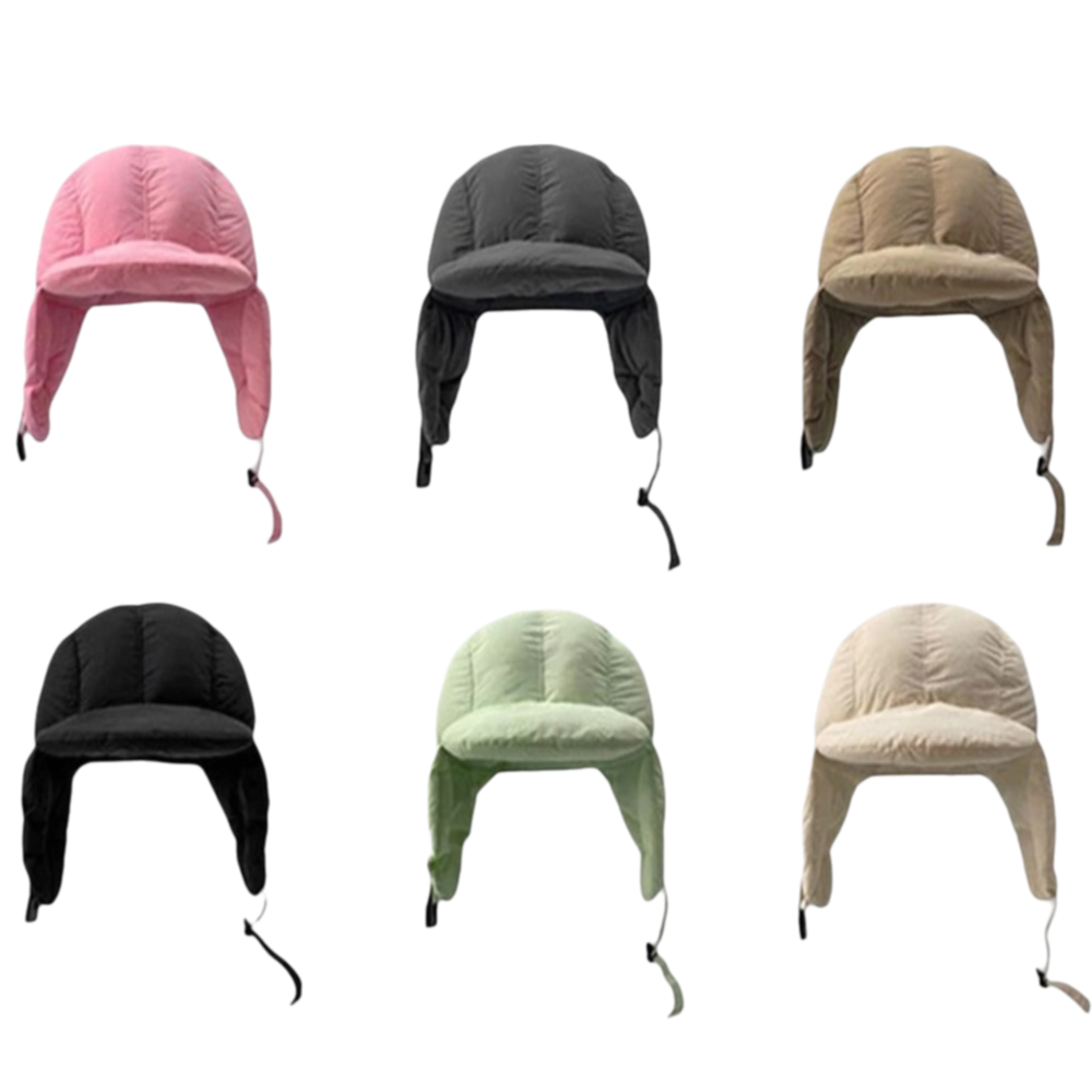 Solid Color Padded Bomber Hats - Trapper Hat Ear Flap review and price