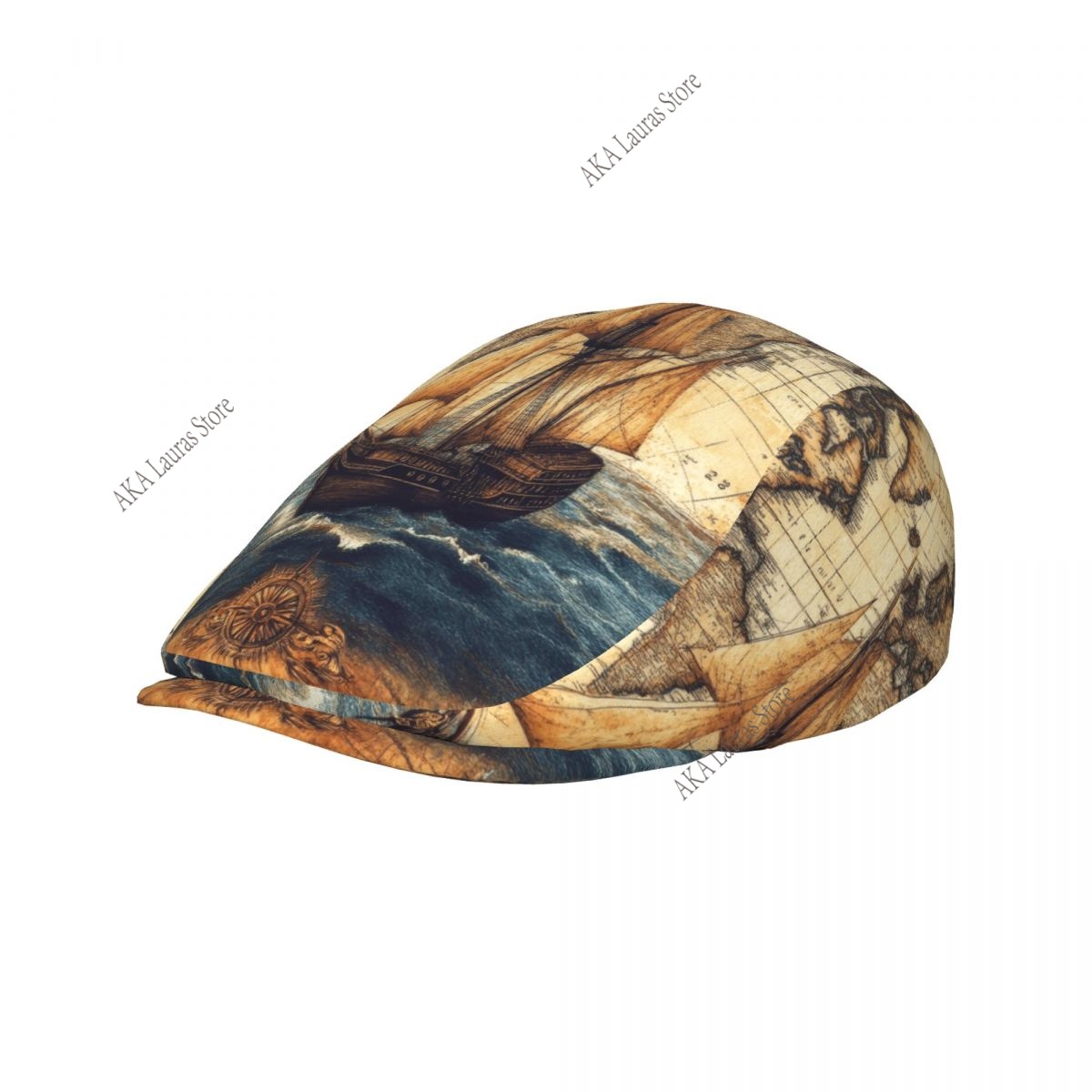 Newsboy Cap Vintage World Map  - Newsboy Cap Ivy review and price