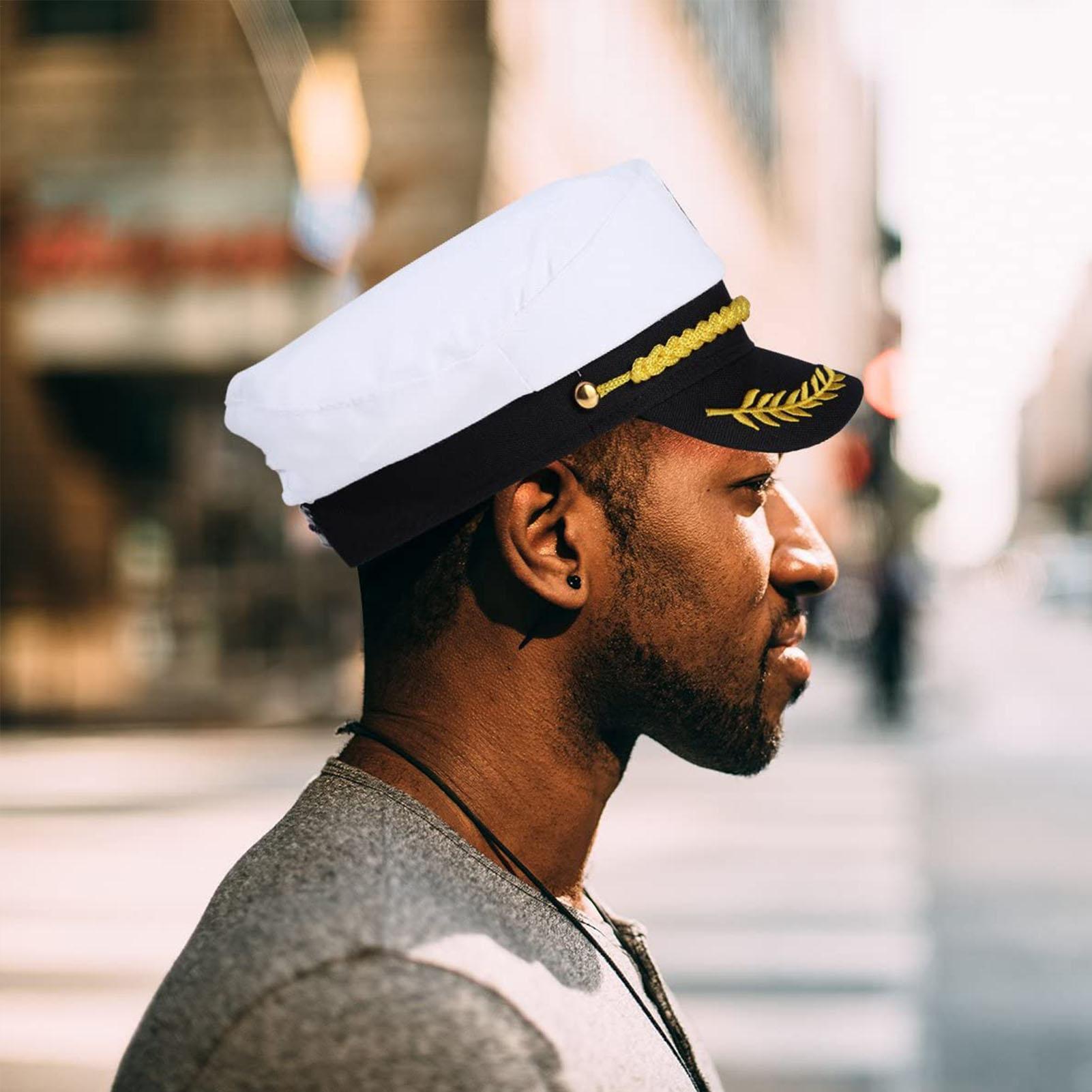 Adult Yacht-Sailor Captain Hat - Snapback Hat Flat review and price