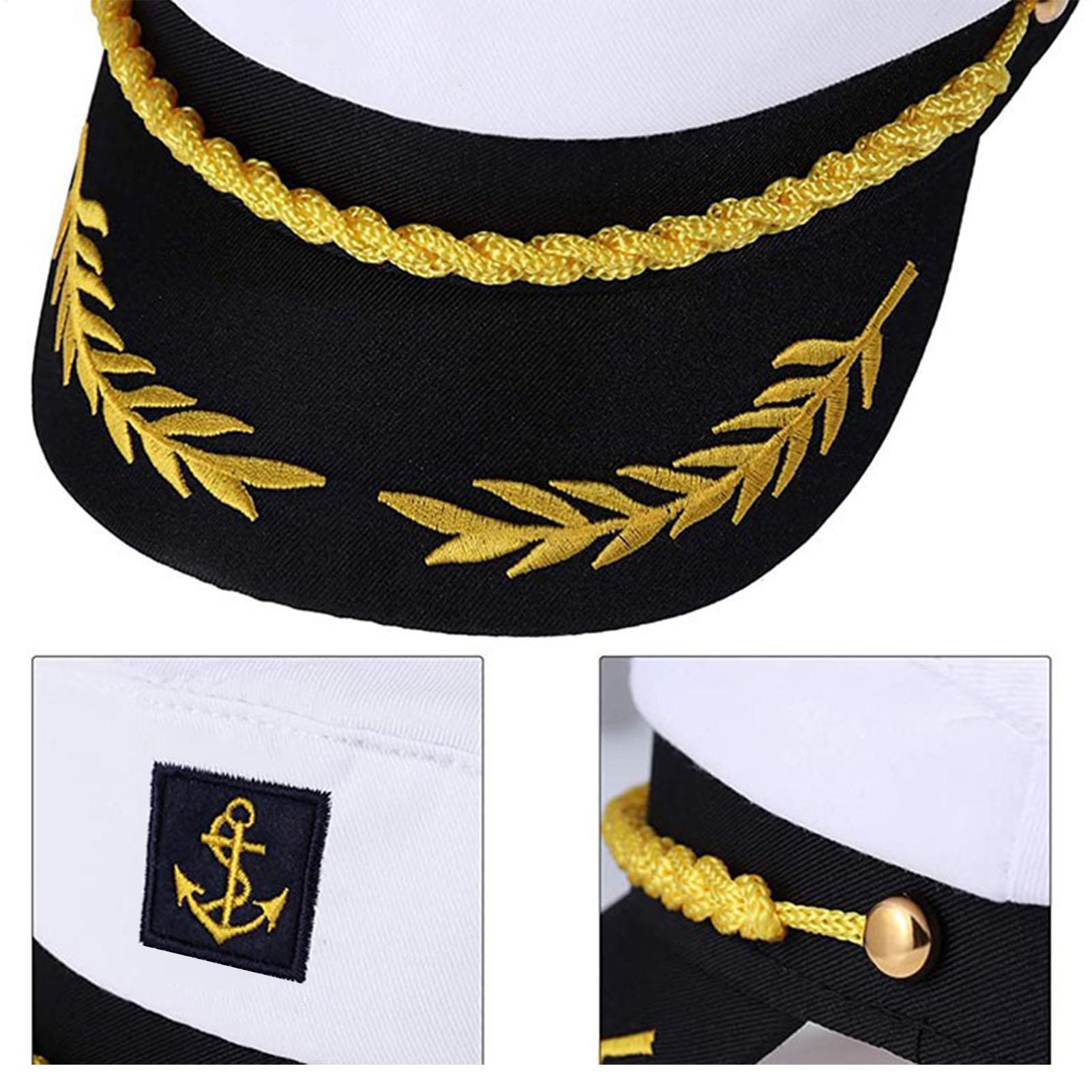 Adult Yacht-Sailor Captain Hat - Snapback Hat Flat review and price
