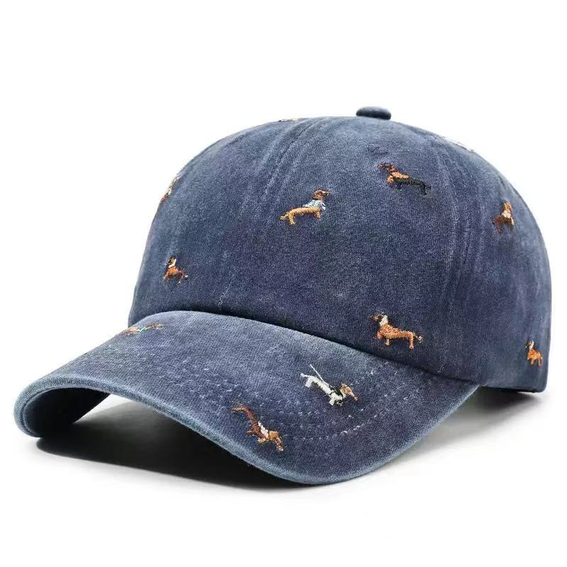Dachshund Embroidery Washed Co - Golf Cap Dad review and price