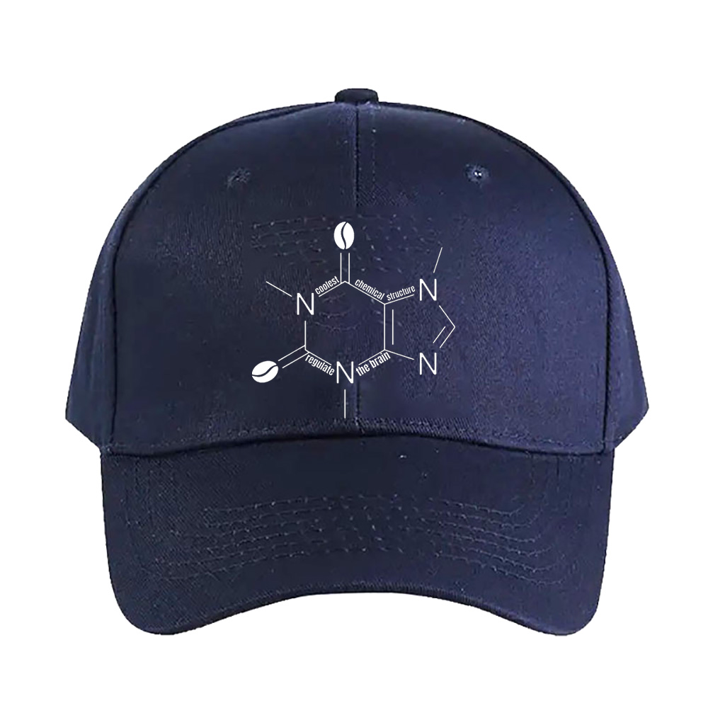 cute black caffeine chemical s - Baseball Cap Structured review and price