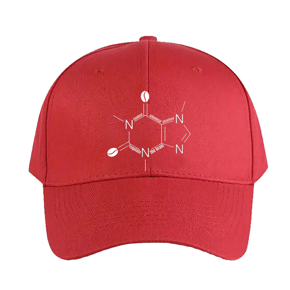 cute black caffeine chemical s - Baseball Cap Structured review and price