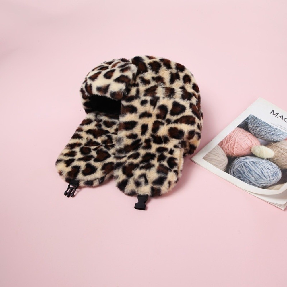 Warm Leopard Print Trapper Hat - Trapper Hat Ear Flap review and price