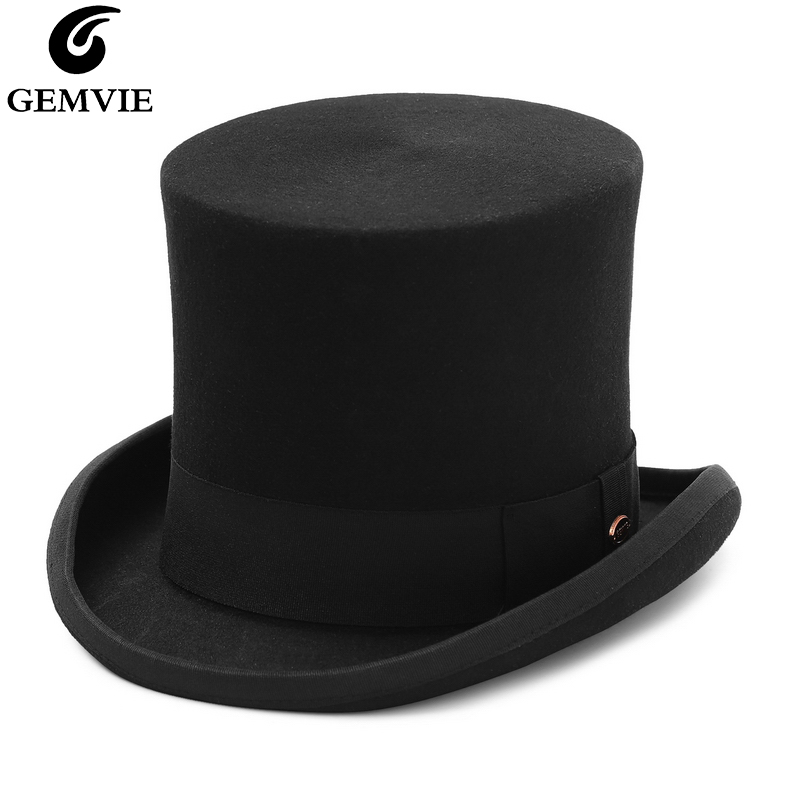 GEMVIE 17cm 100% Wool Felt Top - Fedora Hat Wool review and price