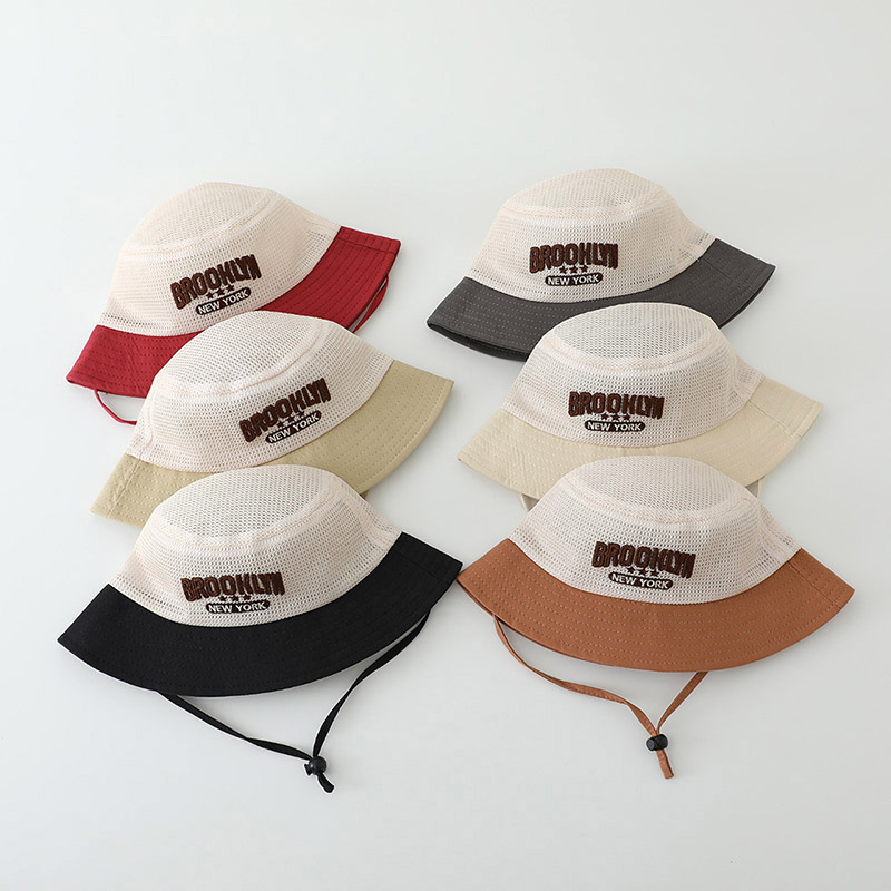 Letter Embroidered Baby Sun Ha - Bucket Hat Cotton review and price