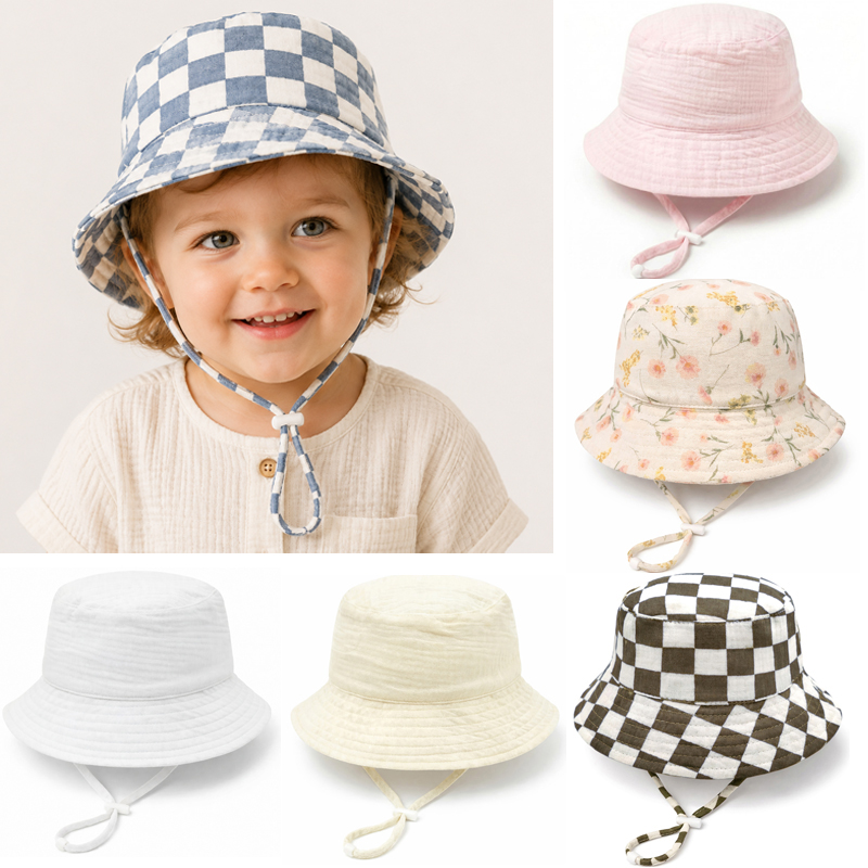 Muslin Baby Summer Hat Adjusta - Bucket Hat Cotton review and price