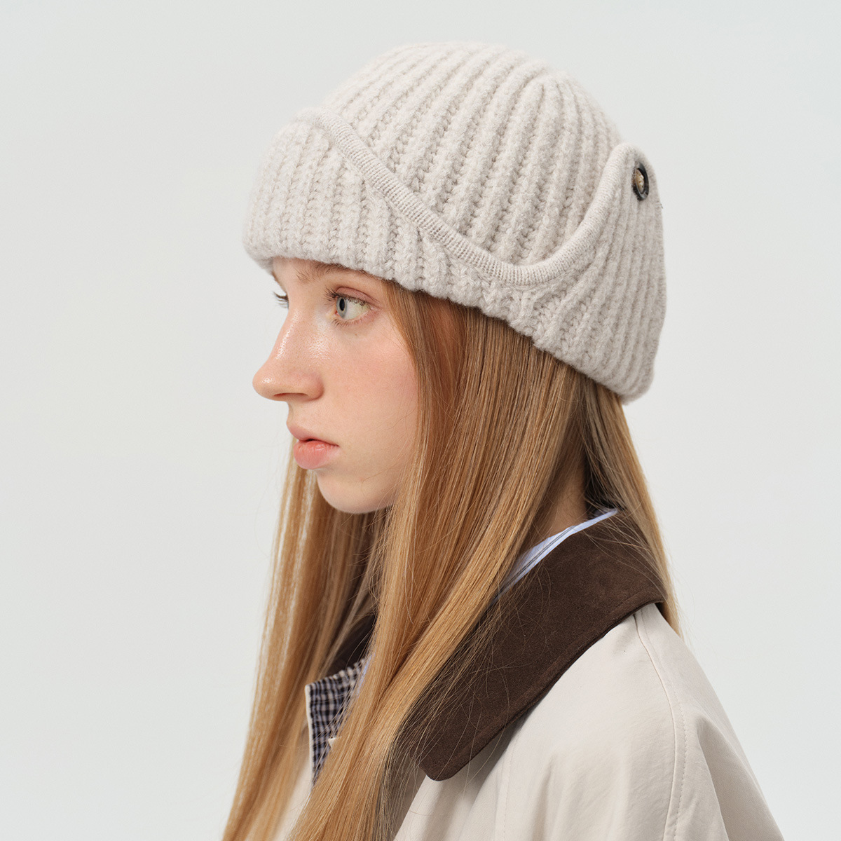 23% Wool Blend Solid Color Pil - Winter Trapper Hat review and price