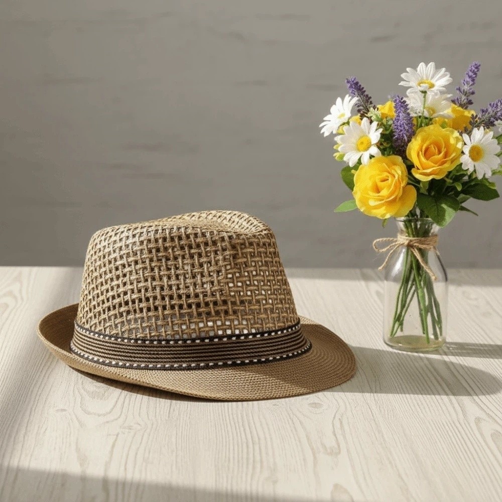 Short Brim Men Panama Hat Brea - Bucket Hat Cotton review and price