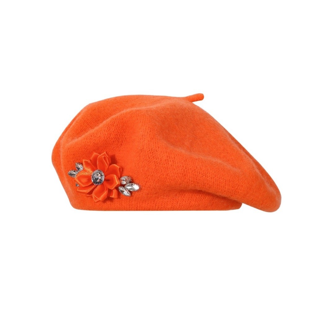 Fashion Solid Color Wool Beret - Beret French Wool review and price
