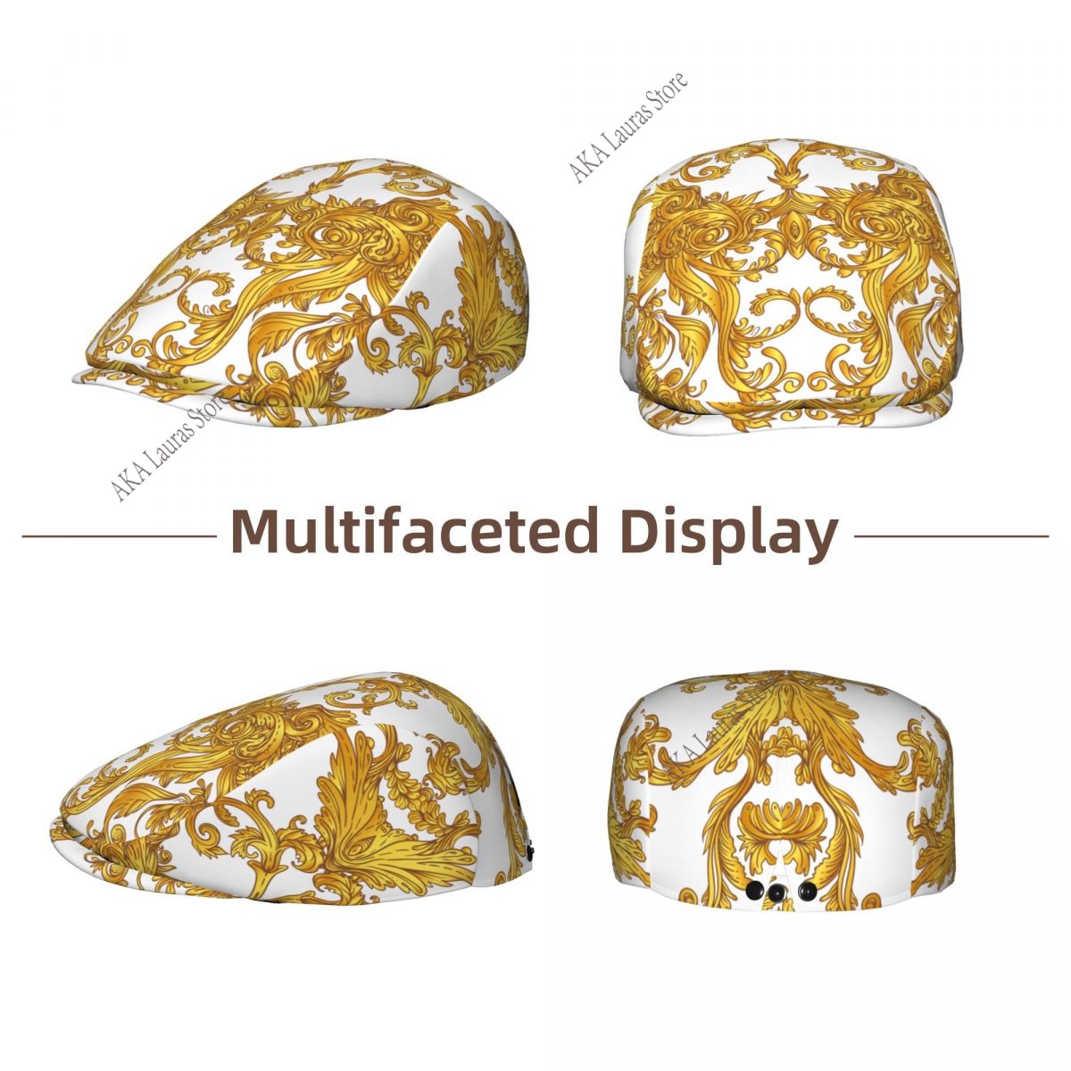 Newsboy Cap Golden Baroque Vin - Newsboy Cap Ivy review and price