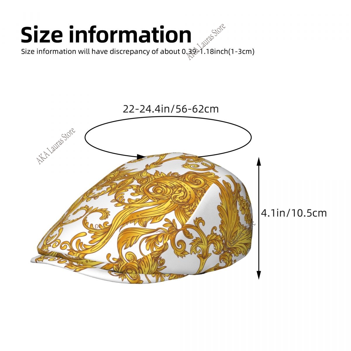 Newsboy Cap Golden Baroque Vin - Newsboy Cap Ivy review and price