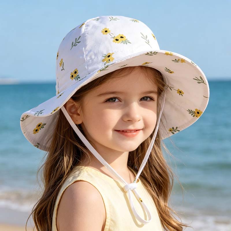2026 Kids Girl Hats Summer Pri - Bucket Hat Cotton review and price