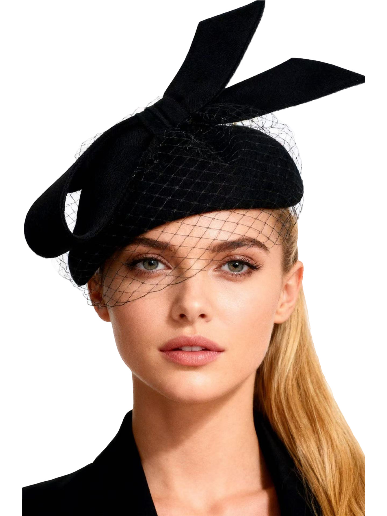 French White Beret Fascinator  - Fedora Hat Wool review and price