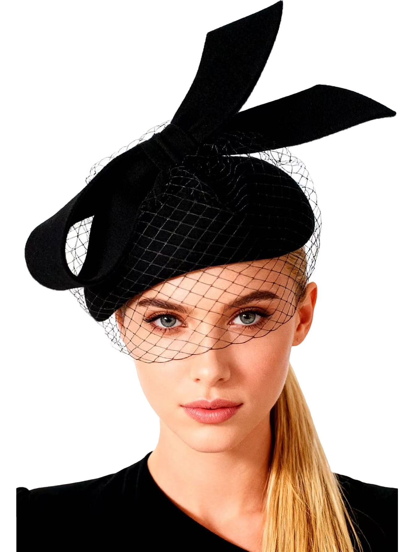 French White Beret Fascinator  - Fedora Hat Wool review and price