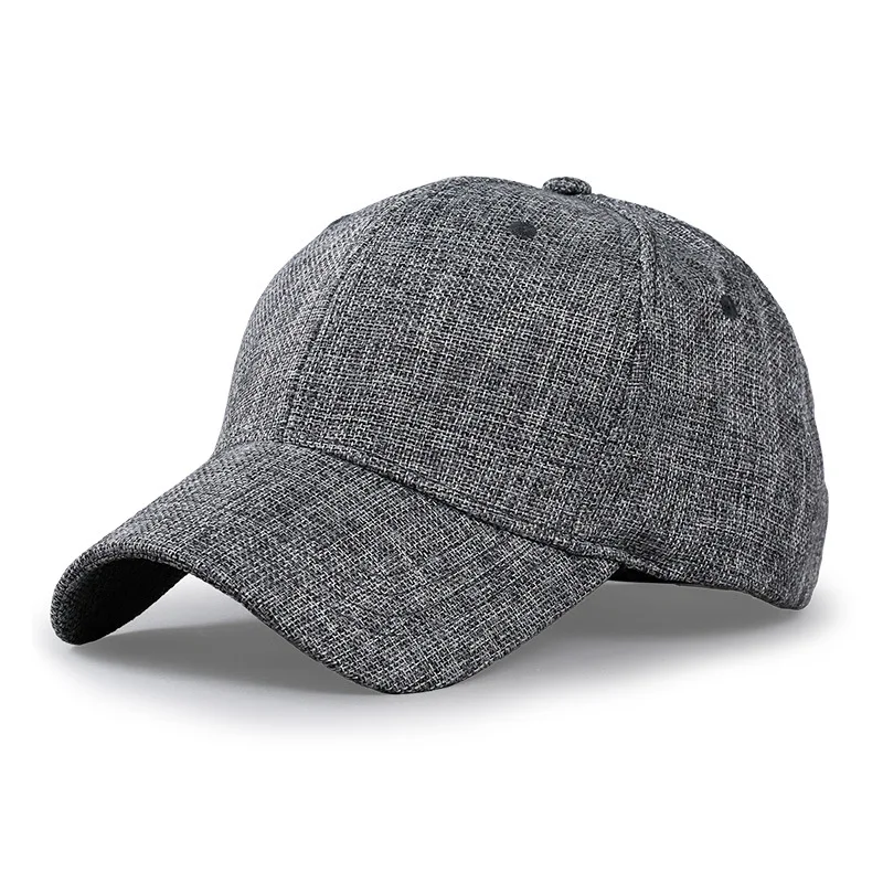 Oversize XXL Faux Linen Men Wo - Baseball Cap Structured review and price